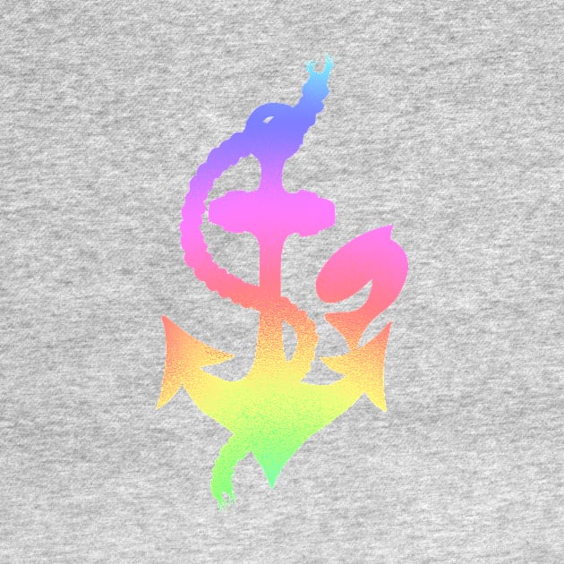 Anchor Rainbow Pastel by letnothingstopyou